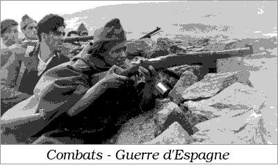 Combat, Guerre d'Espagne.